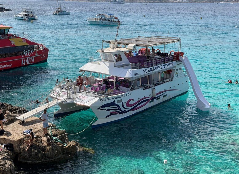 Picture 2 for Activity Malta: Comino, Blue & Crystal Lagoon, Gozo & Seacaves 2