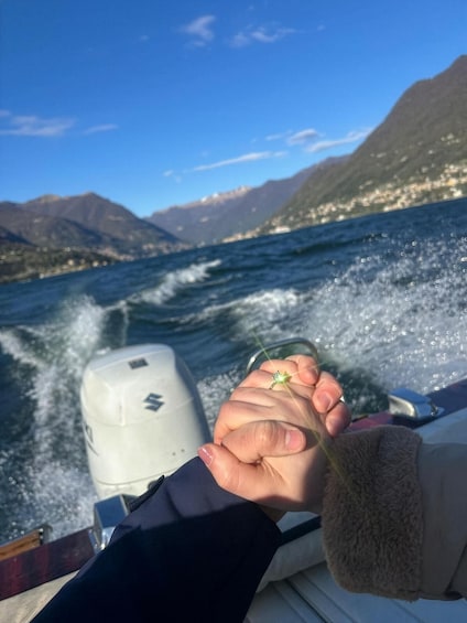 Picture 4 for Activity Lake Como: Private Tour - Wooden Boat with Sun Cover 3