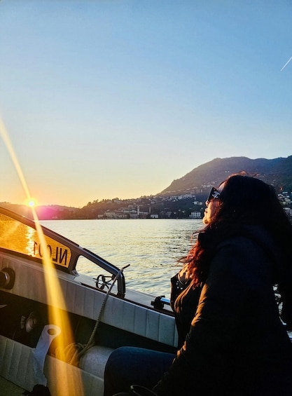 Picture 2 for Activity Lake Como: Private Tour - Wooden Boat with Sun Cover 4