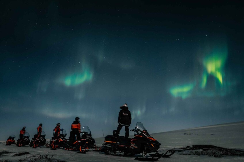 Picture 3 for Activity Northern Lights Adventure By Snowmobile 3