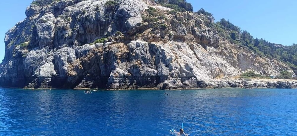 Picture 1 for Activity Rhodes: 6- Hour Snorkeling and Swimming Cruise With Snacks 2