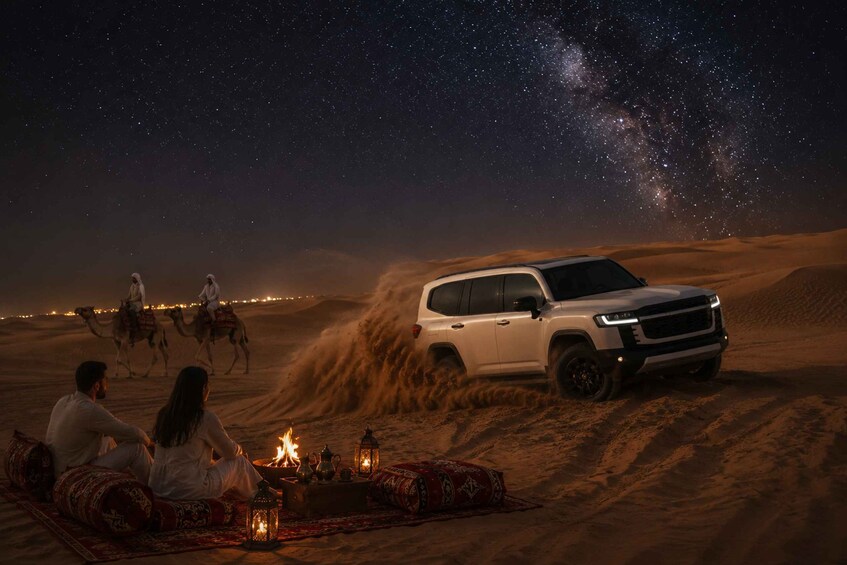 Doha : Private Night Desert Safari, Camel Ride & Stargazing 1