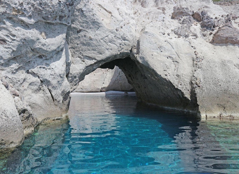 Picture 9 for Activity Paros: Private Luxury Boat Day Trip with Snacks and Drinks 4
