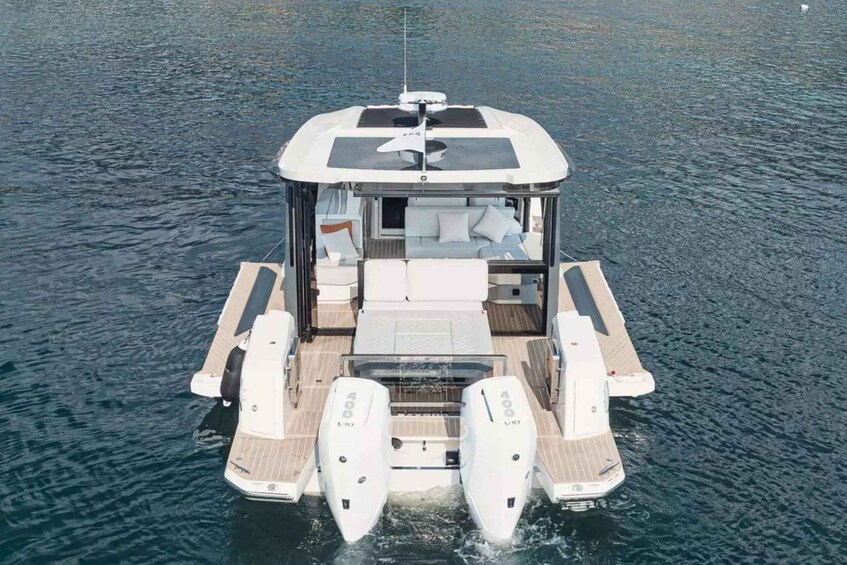 Picture 10 for Activity Paros: Private Luxury Boat Day Trip with Snacks and Drinks 2