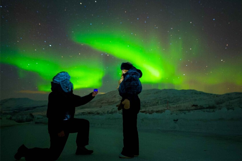 Picture 4 for Activity Rovaniemi: Private Northern Lights Hunting Guaranteed Tour 2