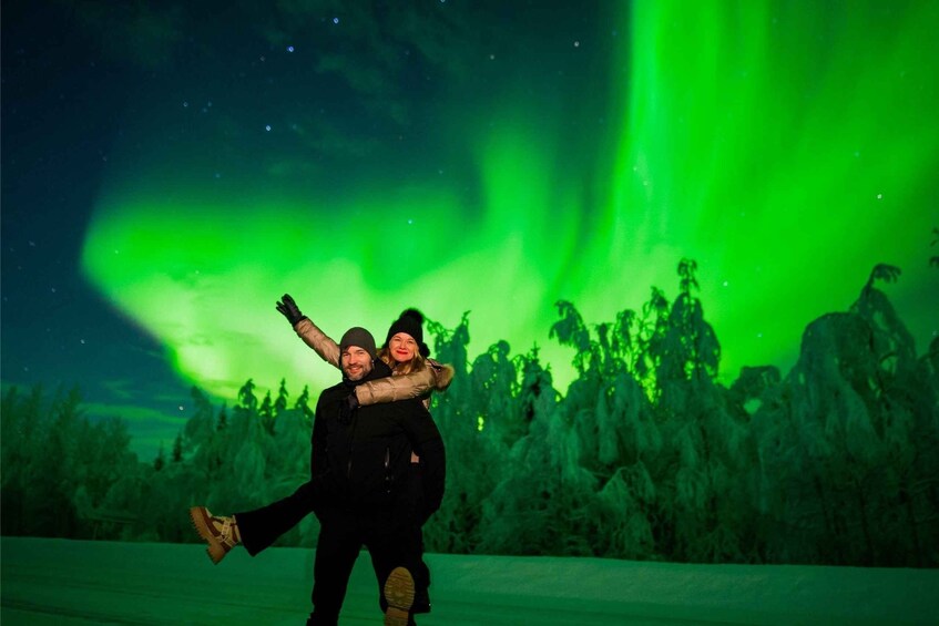 Picture 15 for Activity Rovaniemi: Private Northern Lights Hunting Guaranteed Tour 3