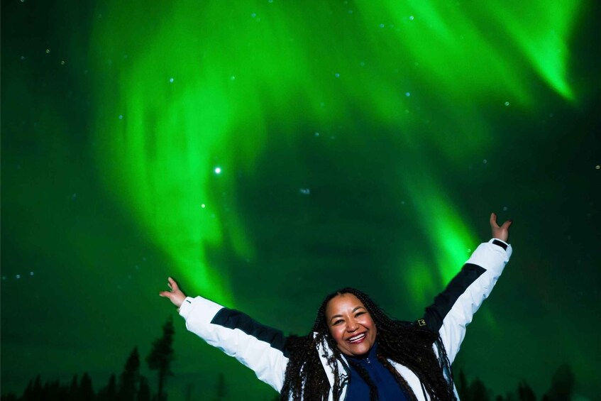 Picture 22 for Activity Rovaniemi: Private Northern Lights Hunting Guaranteed Tour 5