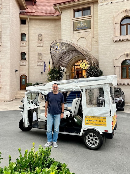 Picture 4 for Activity Bucharest: Best of Bucharest Private Tuk-Tuk Tour 4