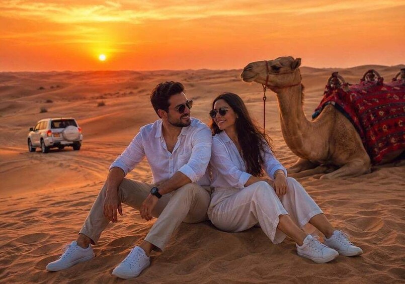 Qatar: Sunset Desert Safari with Camel Ride & Sandboarding 2