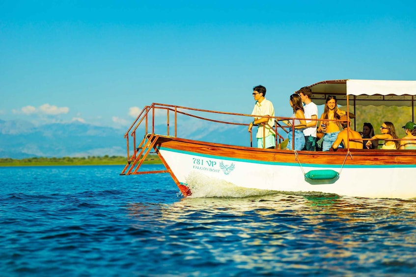 Picture 30 for Activity Virpazar : Unforgettable Sunset Boat Cruise to Monastery Kom 3