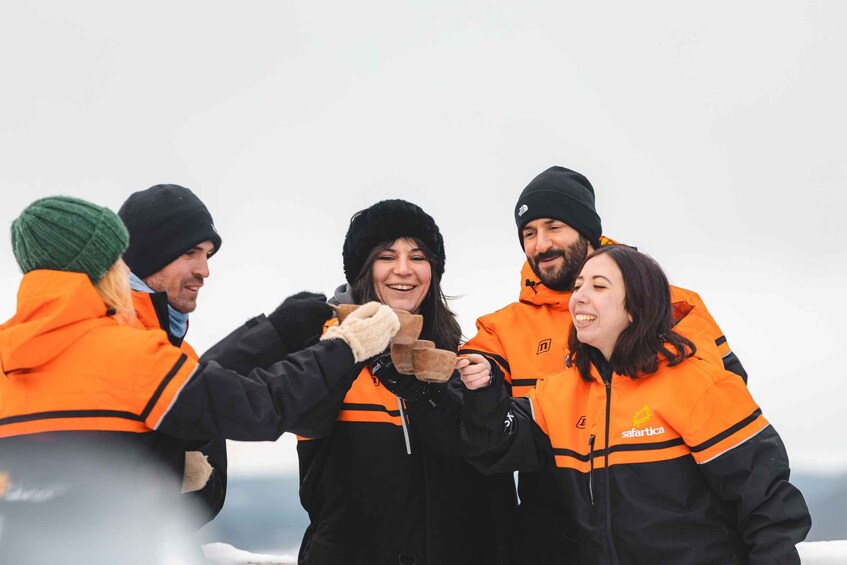 Picture 6 for Activity Saariselkä: Snowmobile Ride with Hot Drinks 4