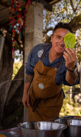 Picture 3 for Activity Los Cabos: Azteca Cactus Taco Farm to Table Cooking Class 2