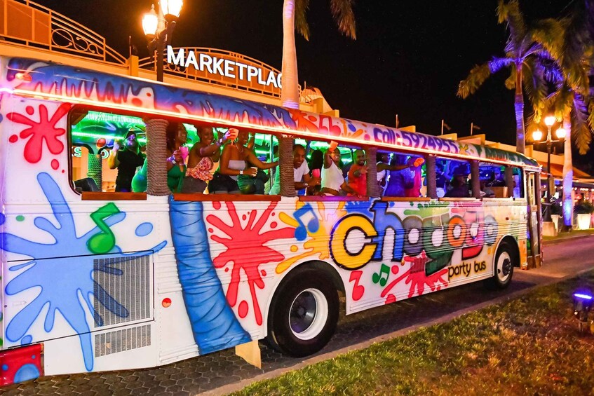 Aruba Nightlife Party Bus, Free Cocktails, Live DJ & Host 1