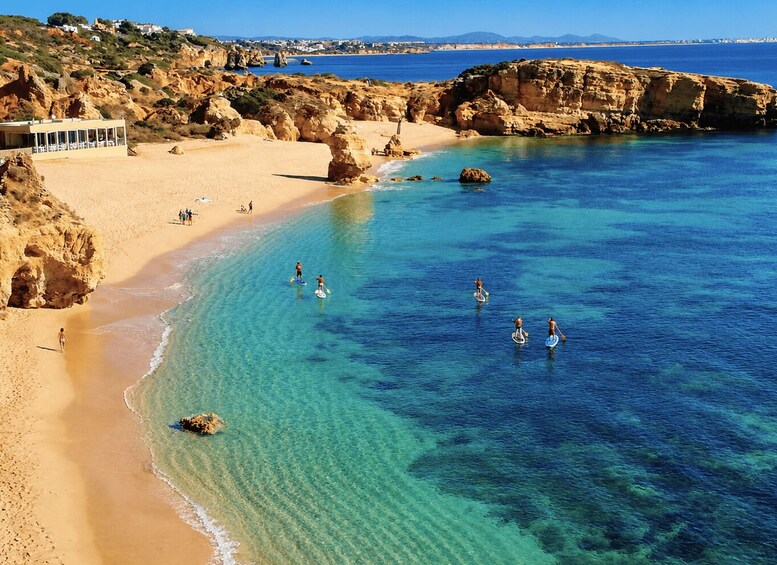 Picture 1 for Activity Albufeira: Caves and Beaches SUP Paddleboarding Tour 5