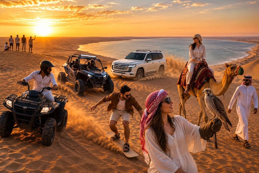 Doha: Safari, ATV, CamelRide, SandBoarding & Inland Sea Tour 1