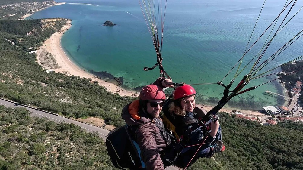 From Lisbon: Paragliding Tandem Flight 1