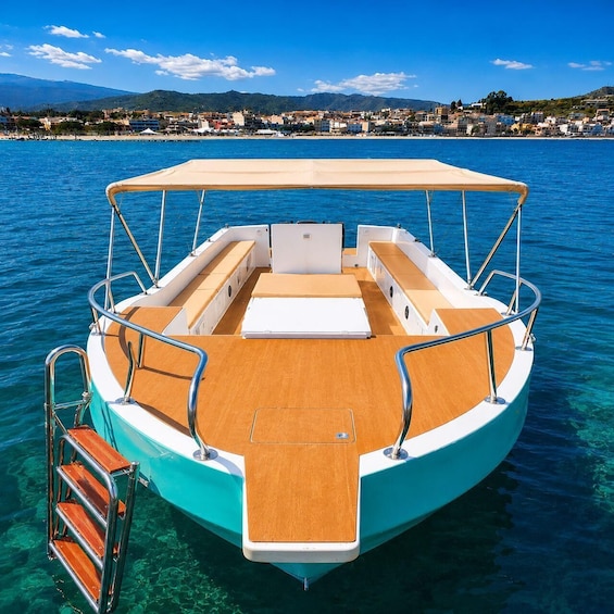 Picture 5 for Activity Giardini Naxos Taormina Boat Tour, Swimming break & Prosecco 2