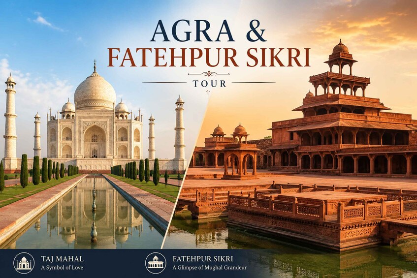 Picture 13 for Activity Taj Mahal Agra Fort & Fatehpur Day Trip from Delhi/Agra 3