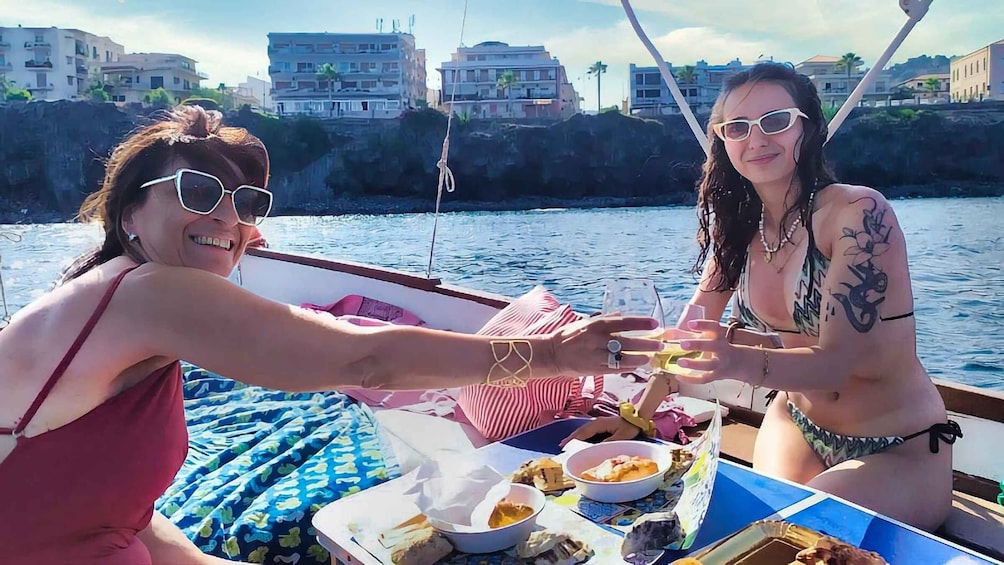Picture 1 for Activity Aci Trezza: Cyclops Coast Boat Tour with Food and Swimming 5