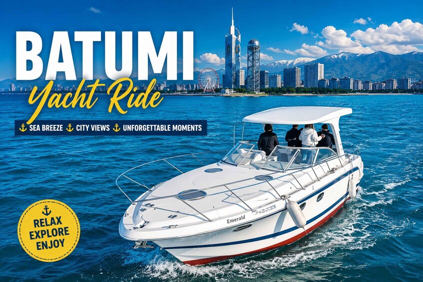 Picture 7 for Activity Batumi: Exclusive Black Sea Adventure – Private Boat Trip 3