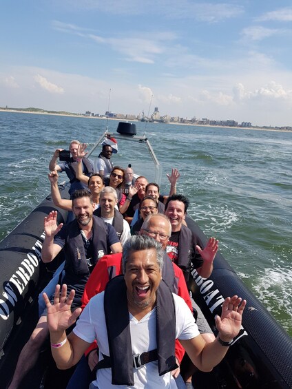 Picture 2 for Activity The Hague: Powerboat Tour Scheveningen 2