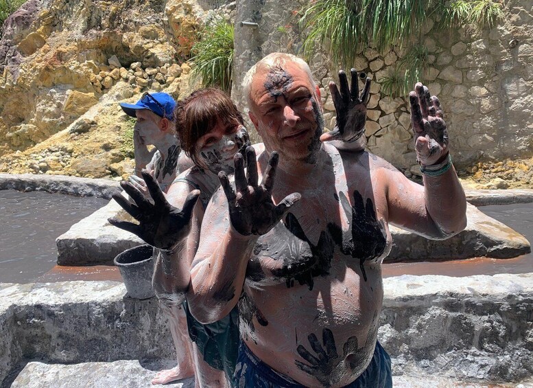St Lucia Volcanic Wellness Pitons Mud Baths Waterfall +Lunch 1