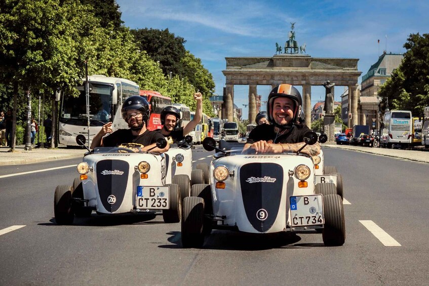 Picture 1 for Activity Berlin: Self-Drive City Sightseeing Tour in a Mini Hotrod 3