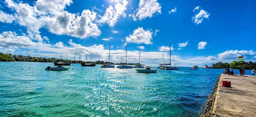 Picture 1 for Activity Ile Aux Cerfs Catamaran Cruise with Pick-up/Drop-off & Lunch 4