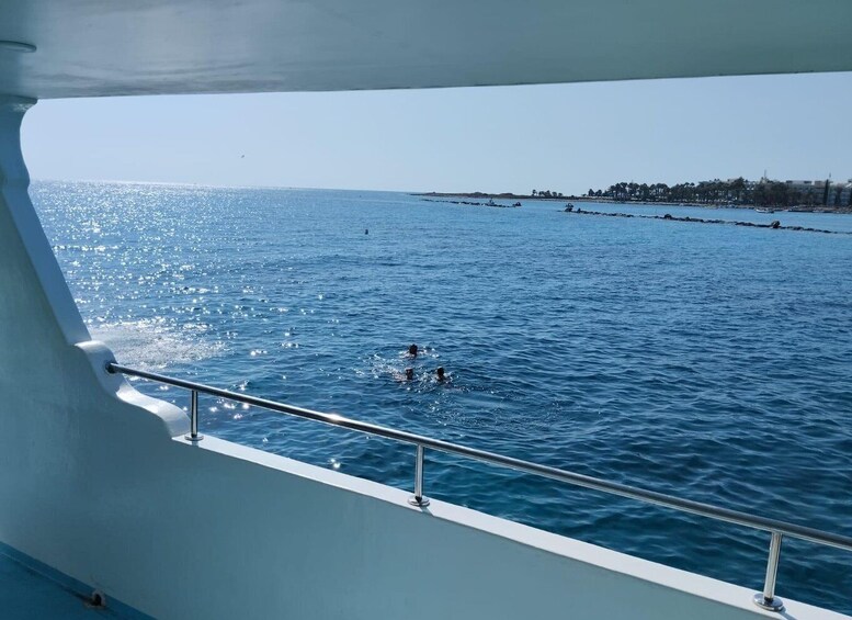 Picture 28 for Activity Paphos: Glass Bottom Boat Trip with Swimming or Snorkeling 5