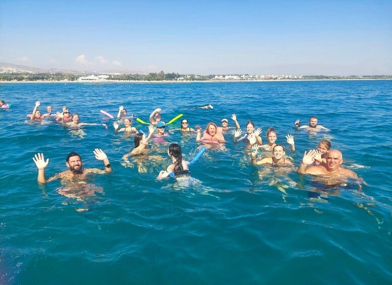 Picture 32 for Activity Paphos: Glass Bottom Boat Trip with Swimming or Snorkeling 3