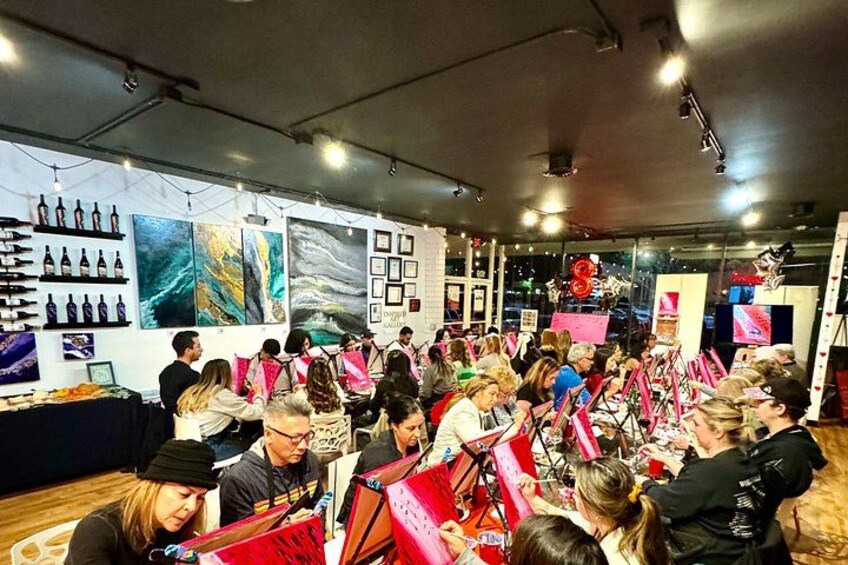 Premier Paint Wine Experience in Costa Mesa 3