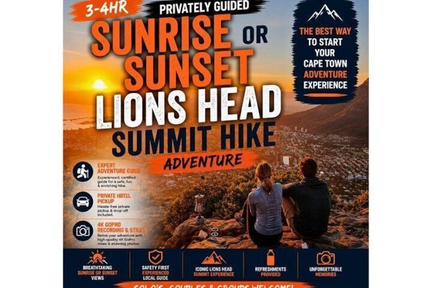 Private Guided Sunset/Sunrise Hike on Lions Head (Hotel Pickup) 1