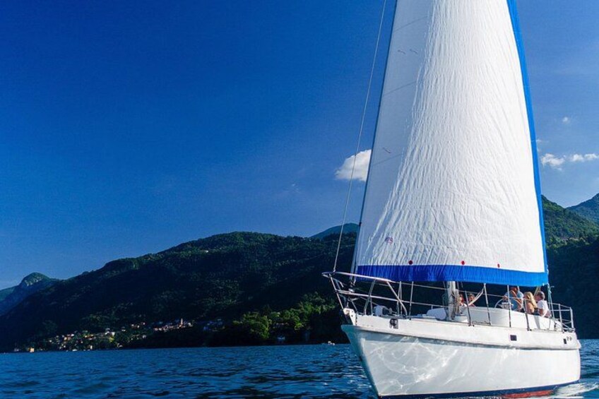 Sunset Sailing Lake Como with Private Skipper 2