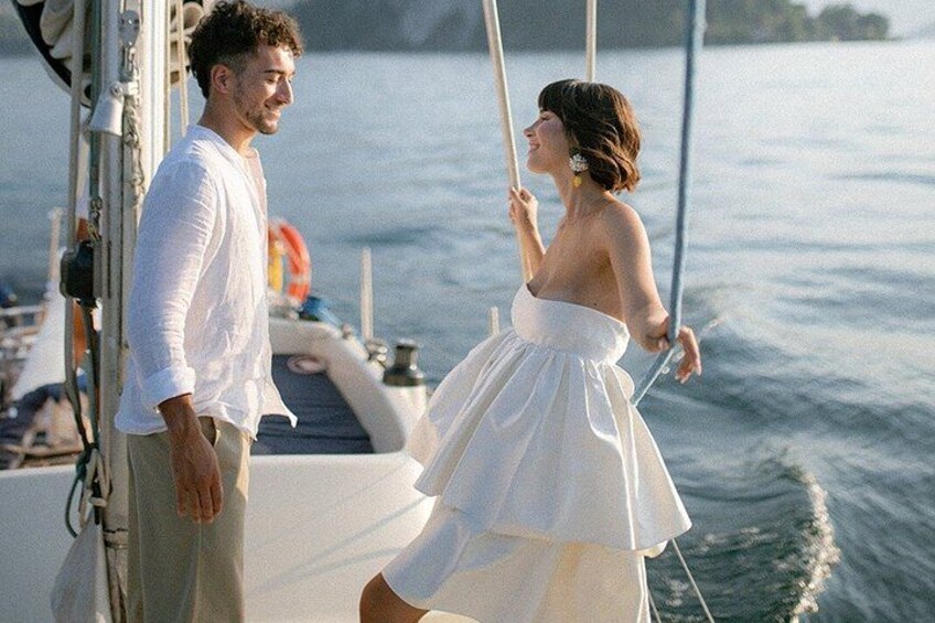 Sunset Sailing Lake Como with Private Skipper 3