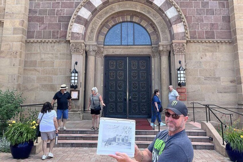 One of our travelers absorbing the history 2