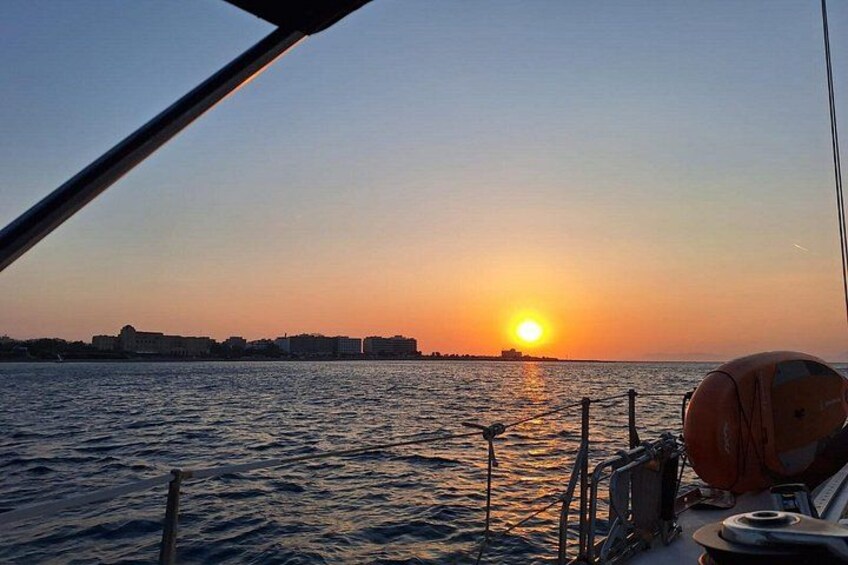 3.5 Hour Private Rhodes Sunset and Wine Sailing Tour 5