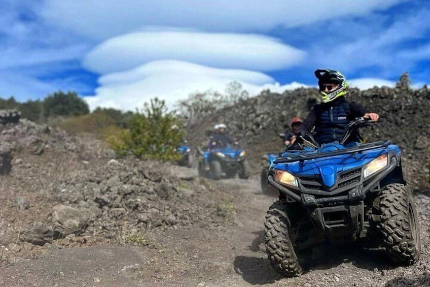 2-hour guided Quad bike tour on the volcano Etna 5