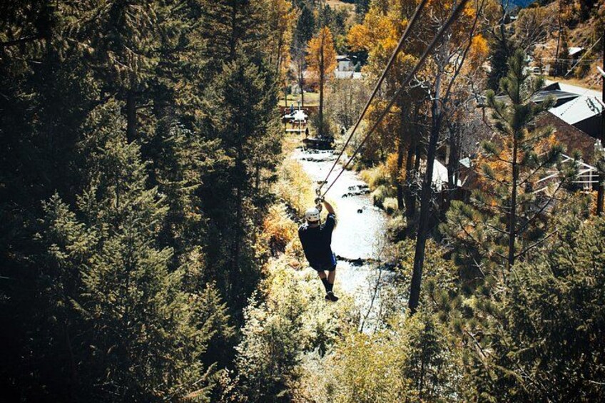 Idaho Springs Cliffside Zipline 4