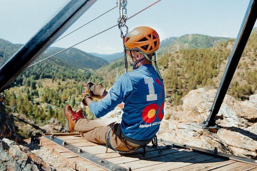 Idaho Springs Cliffside Zipline 2