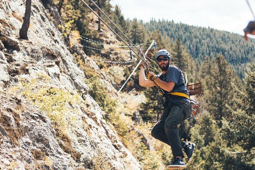 Idaho Springs Cliffside Zipline 5