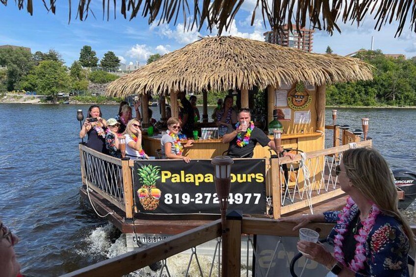 Moana Floating Tiki Bar on the Ottawa River (Ottawa PickUp) 2