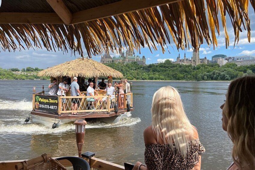 Moana Floating Tiki Bar on the Ottawa River (Ottawa PickUp) 5