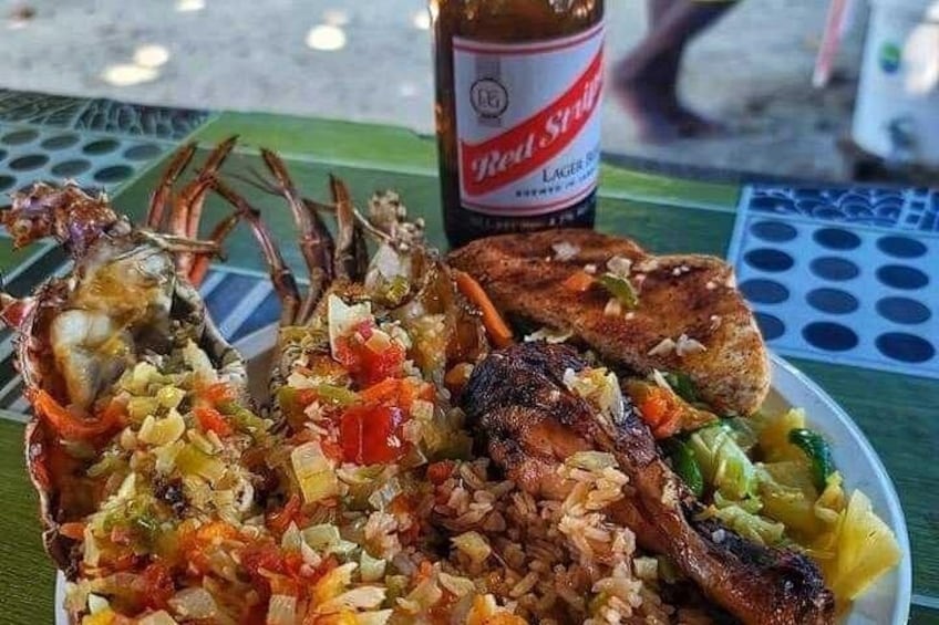 Negril Lobster Lunch on Booby Cay & Snorkeling To a Sunken Cannon 2