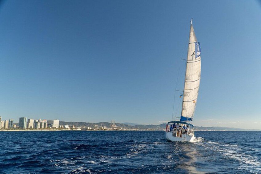 Barcelona Coastal Sailing (Open Bar, Catalan Snack & Swim Stop) 5