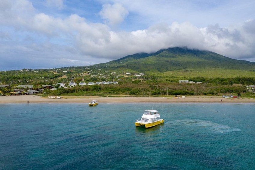 Nevis Panoramic Drive, Power Catamaran & Beach Experience 2
