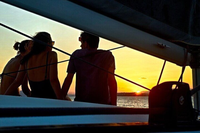 Athens Riviera Catamaran tour with fresh Meal Drinks and Swimming 4