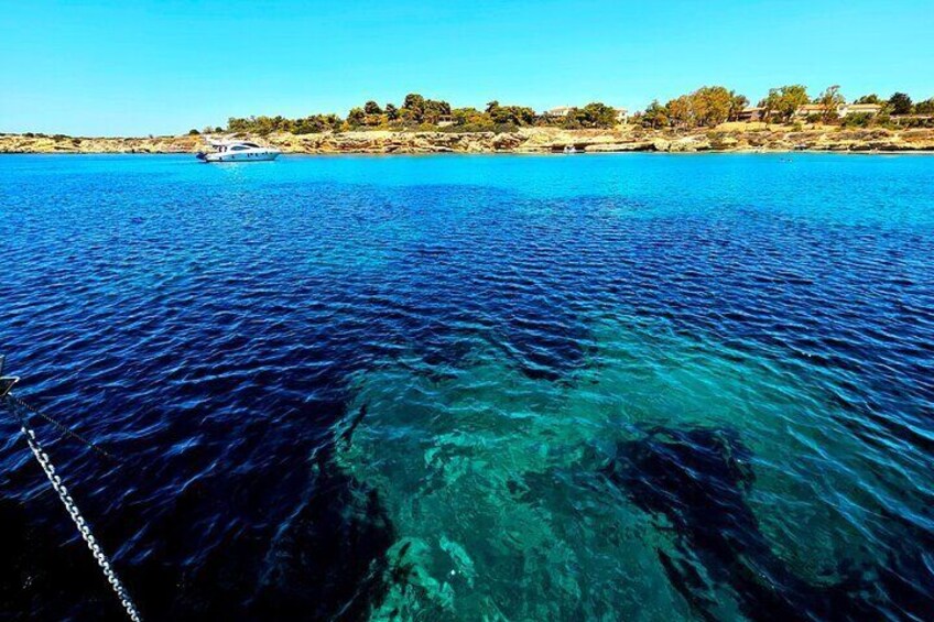 Athens Riviera Catamaran tour with fresh Meal Drinks and Swimming 5