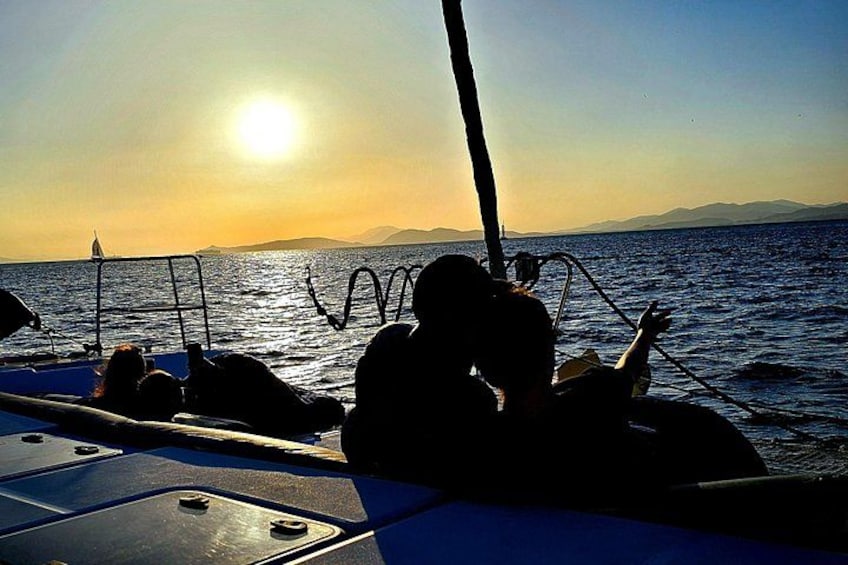 Athens Riviera Catamaran tour with fresh Meal Drinks and Swimming 2