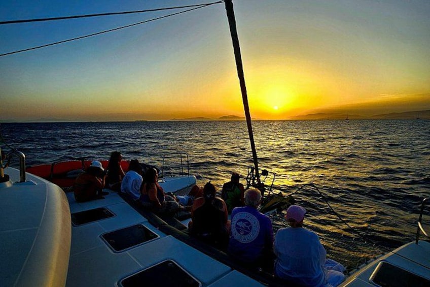 Athens Riviera Catamaran tour with fresh Meal Drinks and Swimming 2