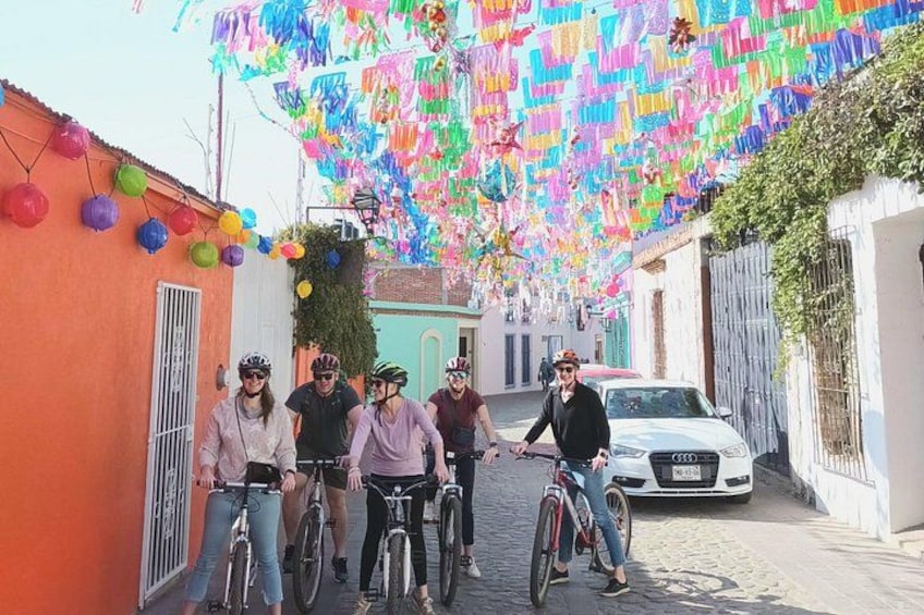 Bicycle Tour through Oaxaca learning about its Urban Art and History 2